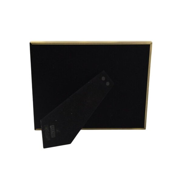 Burnes of Boston Gold Tone Picture Frame 8x10 Mat Beaded Rope Edge Vintage Style - Picture 5 of 6